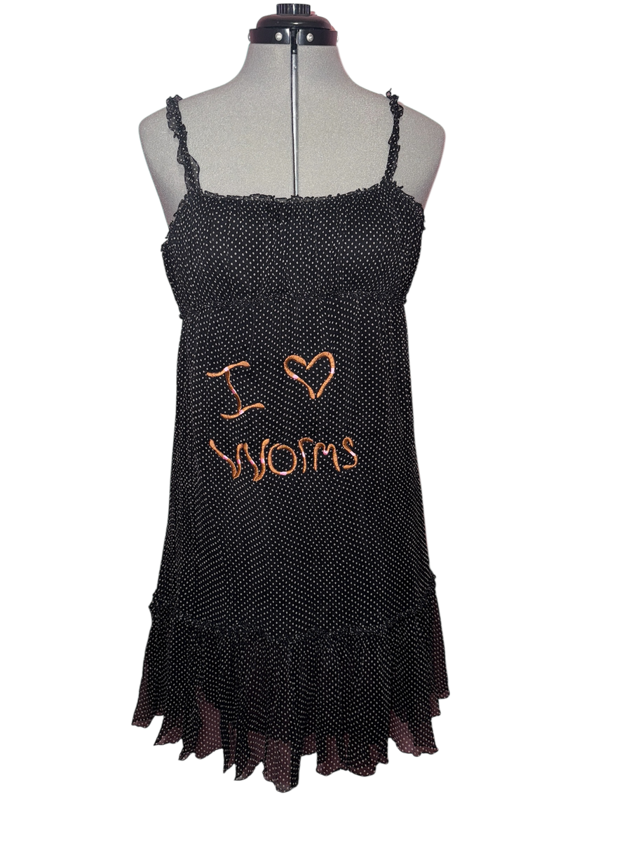 I Heart Worms Dress Magdalen Clothing I Heart Worms Dress Magdalen Clothing