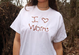 I Heart Worms Embroidered T-Shirt